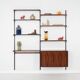 Rosewood shelving unit, Danish design, 1960s, designer: Kai Kristiansen, ma