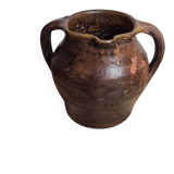 Glazed terracotta jug