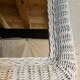Vintage wicker/rattan mirror