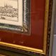 Framed engraving Coat of arms of Merseburg Saxony Germany