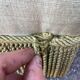 Pouf very large footrest old ottoman stool Art Deco 1940