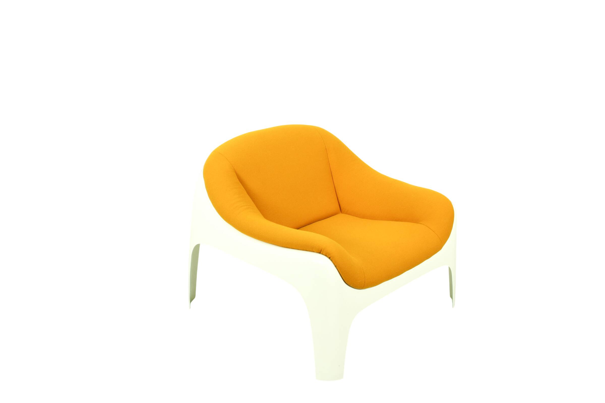 Rare Space Age Fiberglass Lounge Chair by Sergio Mazza for Artemide