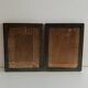 Pair of still lifes, oils on cardboard, late 19th century, bouquets of flowers