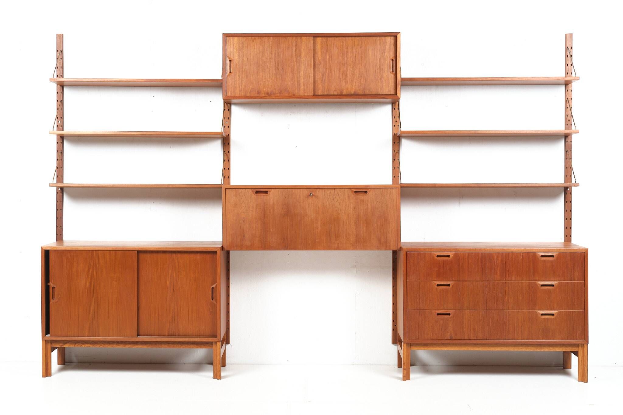 Sven Ellekaer Vintage Teak Modular Shelf