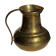 Carafe or metal jug with a rounded body H18
