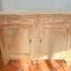 Buffet Art Déco des années 40 en bois massif blanchi – restaurer