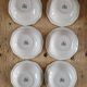6 Chartwell Churchill vintage beige soup plates