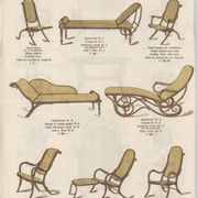 Chaise longue pliante très rare n°1 par Thonet