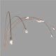 Impressive Italian 7 Arms Arc Lamp from 1970s