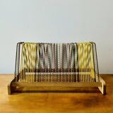 Vintage record holder for 50 vinyls - 1960s