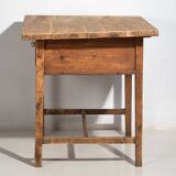 Table d’appoint ancienne en bois massif, c.1920