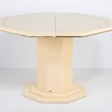 Table octogonale de Eric Maville, années 80