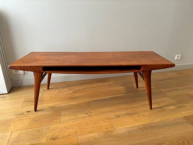 Teak coffee table - denmark 50s/60s