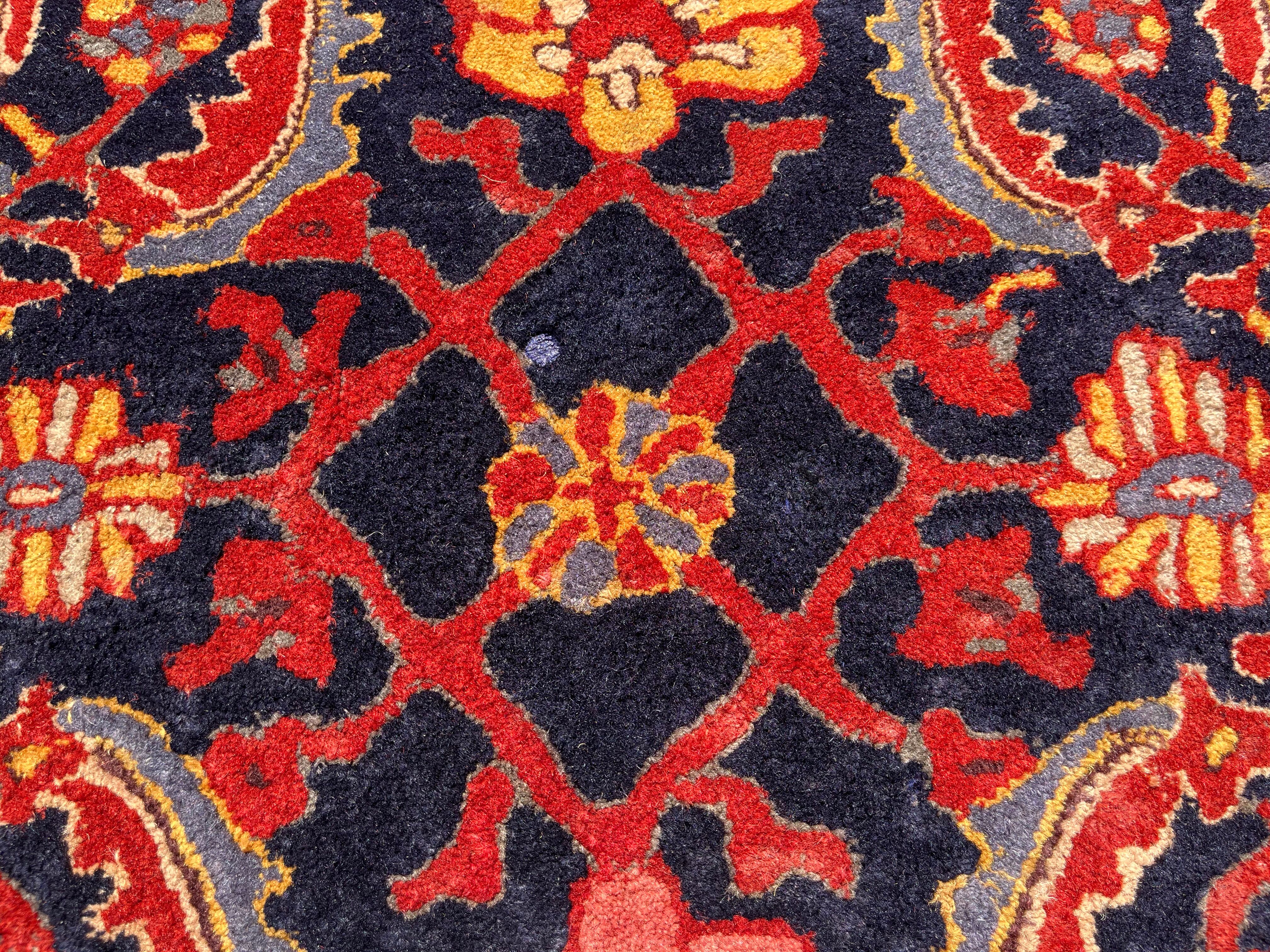 Tapis Tetex Crocheté Design Hérati