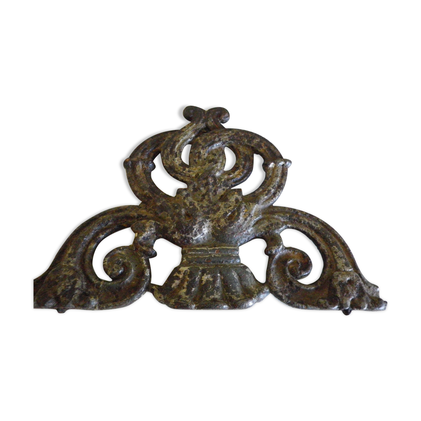 Old metal door ornament - 1930s