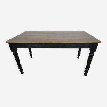 Revamped Louis Philippe style farmhouse or bistro table