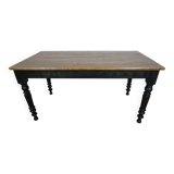 Revamped Louis Philippe style farmhouse or bistro table