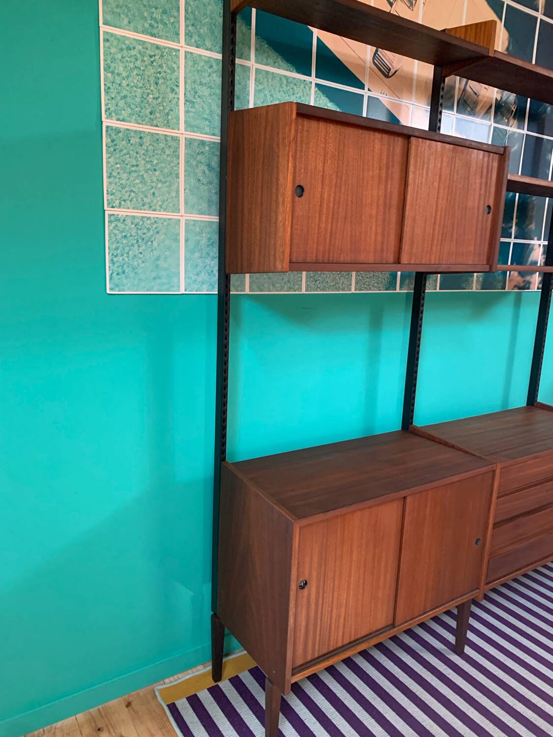 Bibliothèque vintage scandinave Olaio