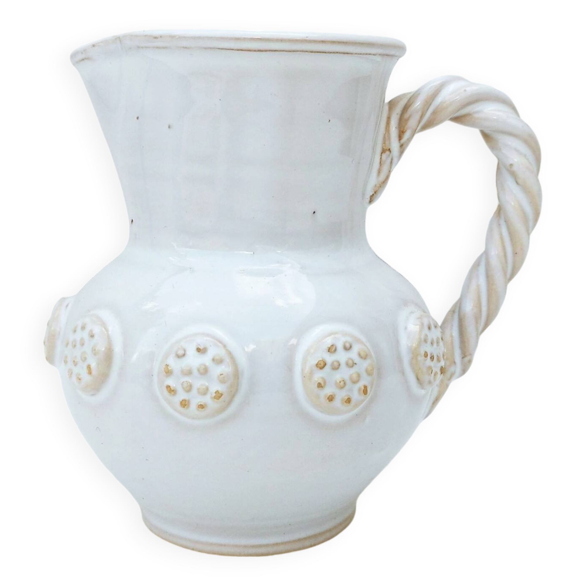 Malicorne ceramic pitcher by Emile Tessier