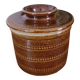 Water butter dish Berry pottery