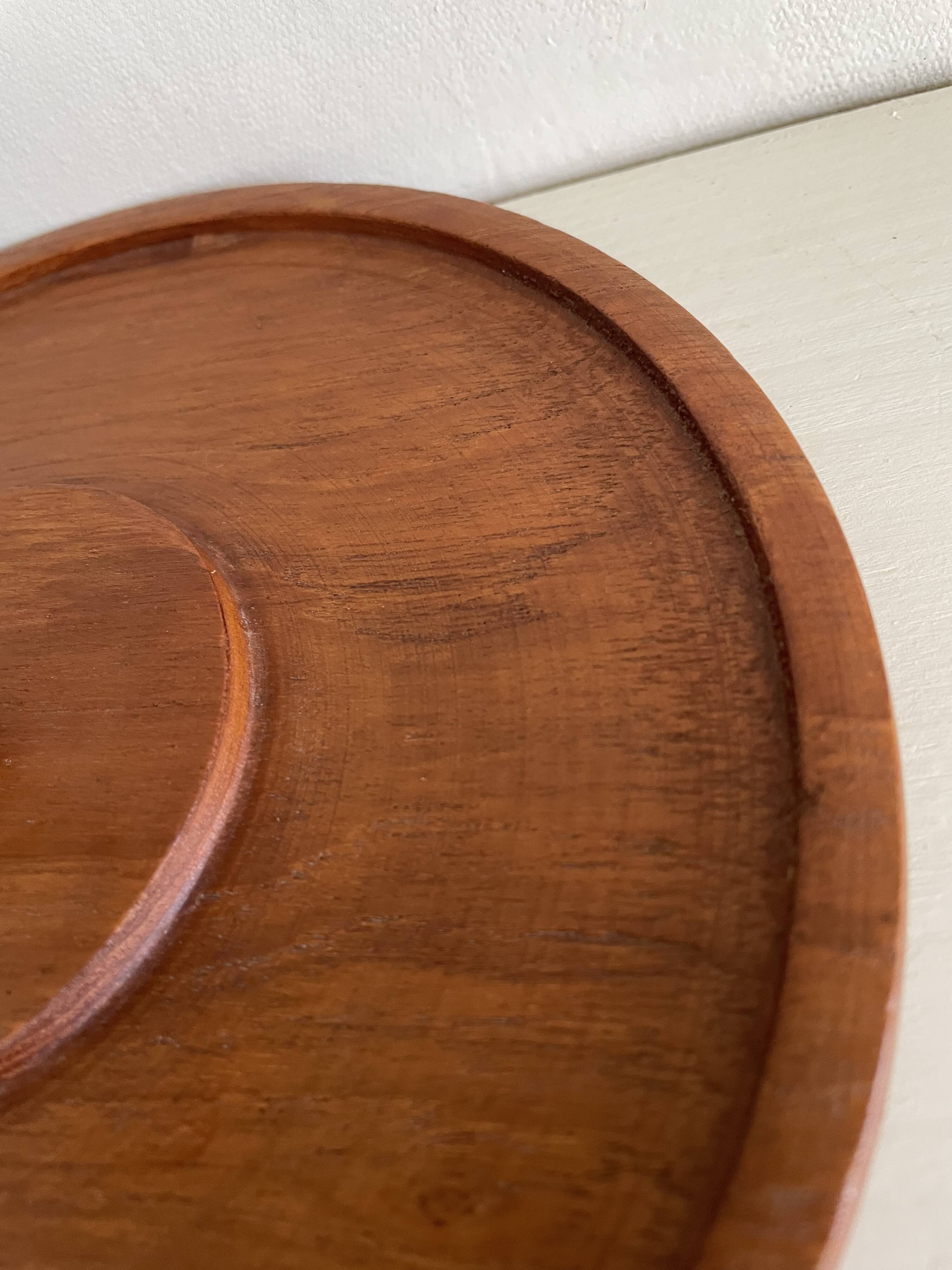 Vintage Teak Condiment Tray