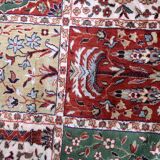 Tapis Vintage Indien Style Qum Fait Main en Laine – Années 1970 – 245 x 352