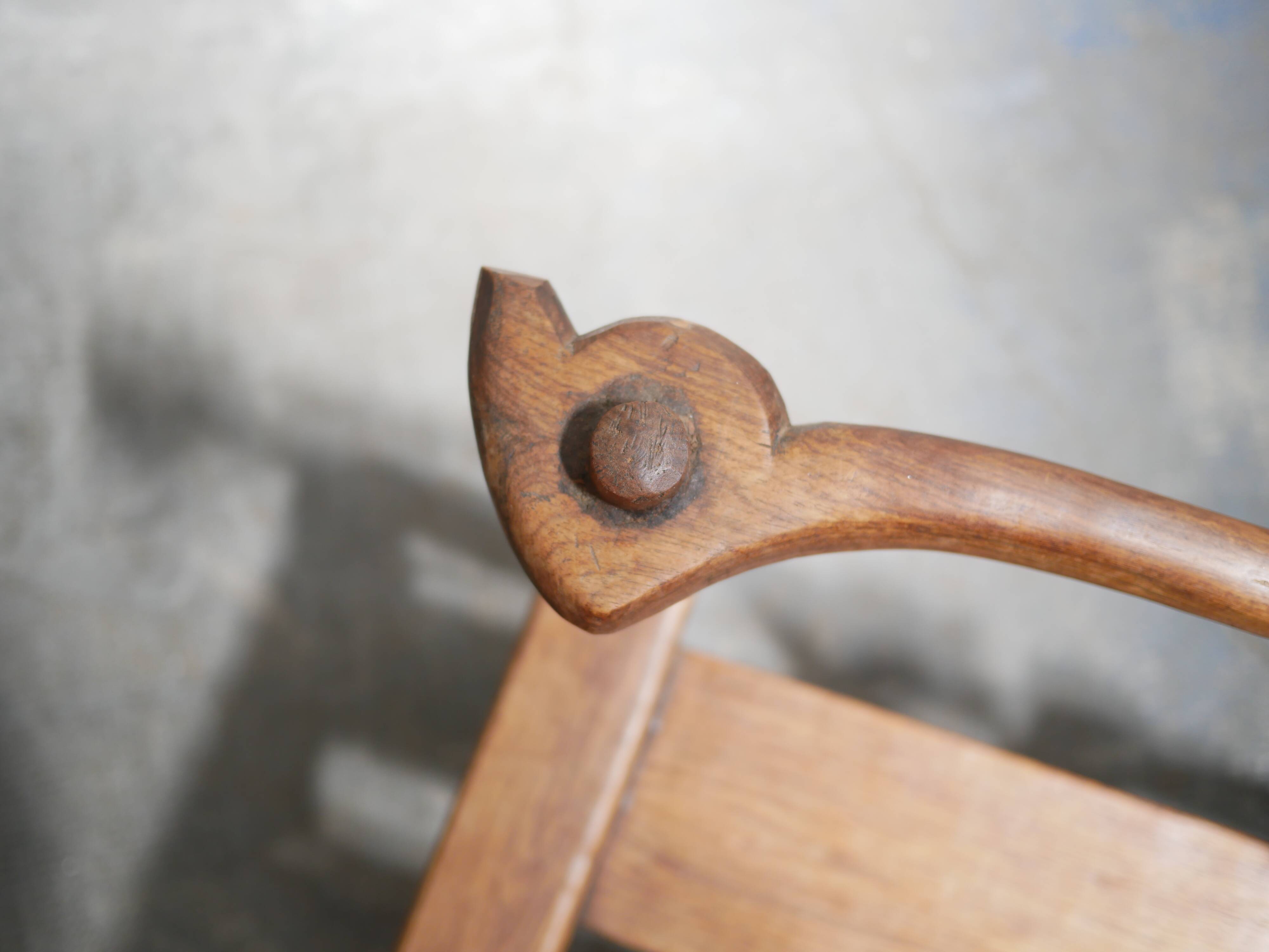 Ancient brutalist African chair