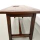 Farm table circa 1900 in solid oak and pine.