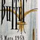 Bernard Buffet, Joan of Arc / David and Garnier Gallery, 1958. original lithograph poster