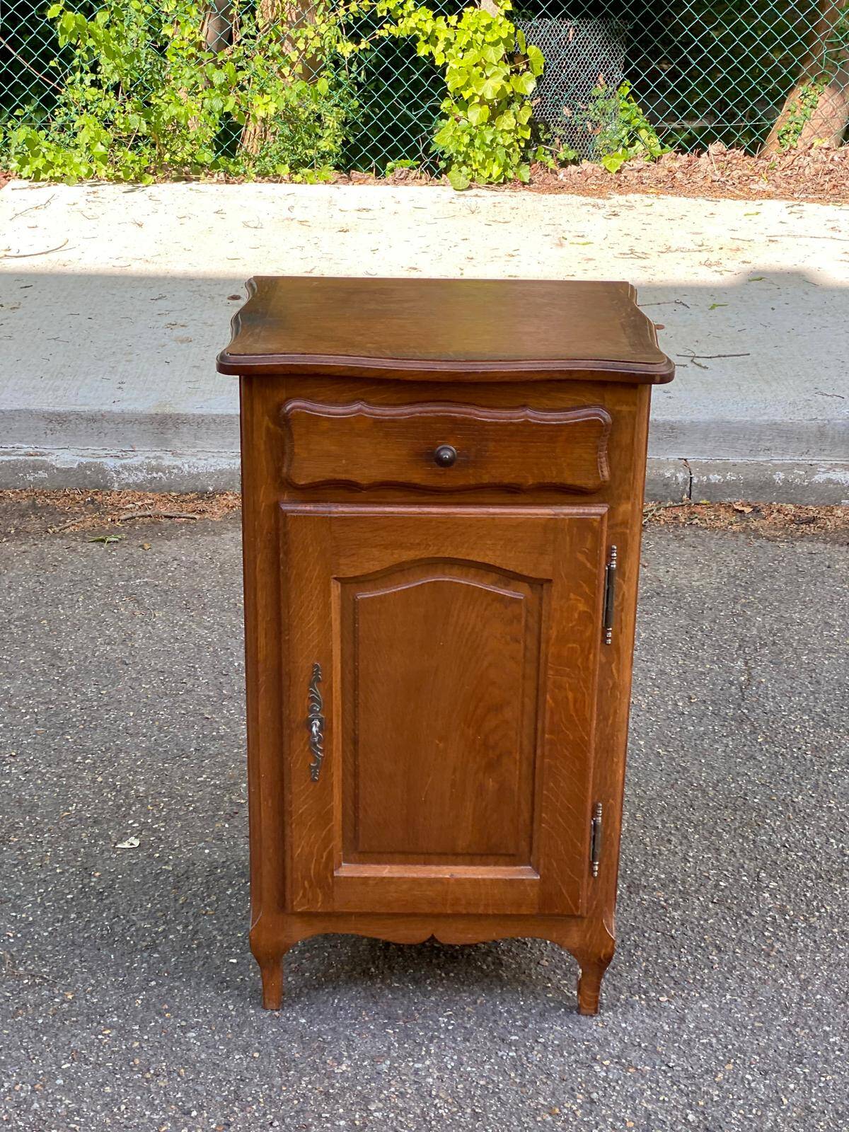 Commode confiturier table de chevet louis XV en bois