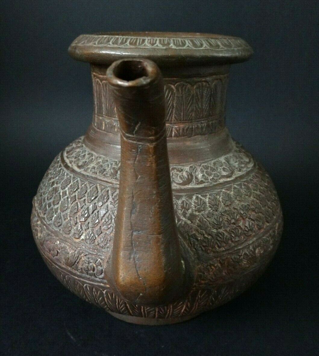 Former Mughal water pitcher in Eastern Indian bronze India XIX