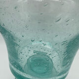 Punch service, Medici sangria in blue bubbled glass