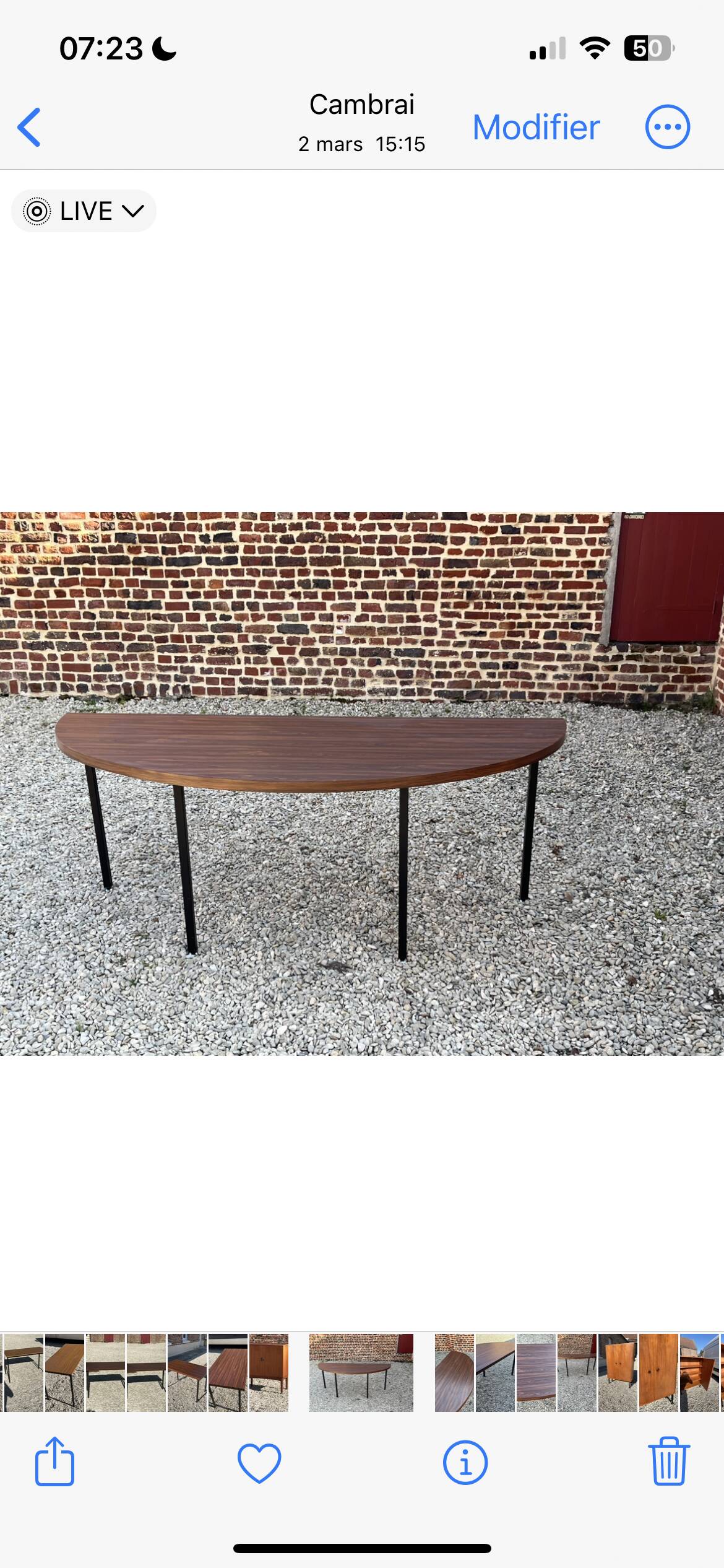 Scandinavian design dining table
