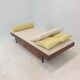 Teak Daybed with Dedar Cushions and Bolster, 1960s