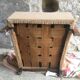 Art Deco armchair - curved wooden armrests - wool coating - mid-twentieth century