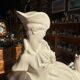 Large Art Deco sculpture attributed to Lejan – Lady and Gazelle – earthenware