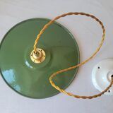 Enamelled sheet metal suspension