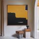Contemporary abstract painting "Halo" square