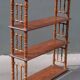 Antique wall shelf, late 19th century, faux bamboo.