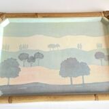 Catherine escalon vintage fiberglass serving tray