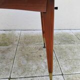 Vintage formica table adjustable in height and extendable 1950