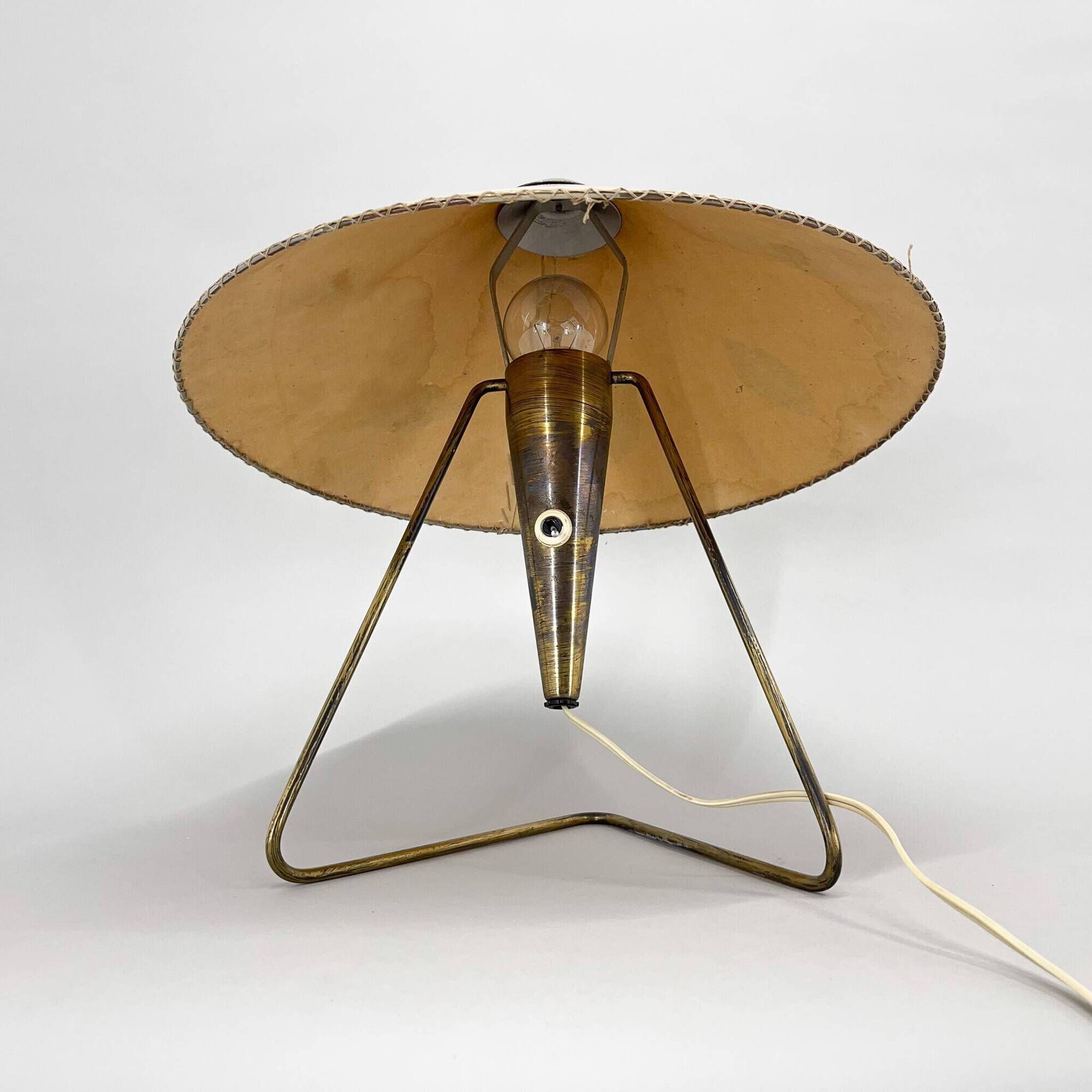 Large Rare Table or Wall Lamp by Helena Frantova for OKOLO, Czechoslovakia, 1950's