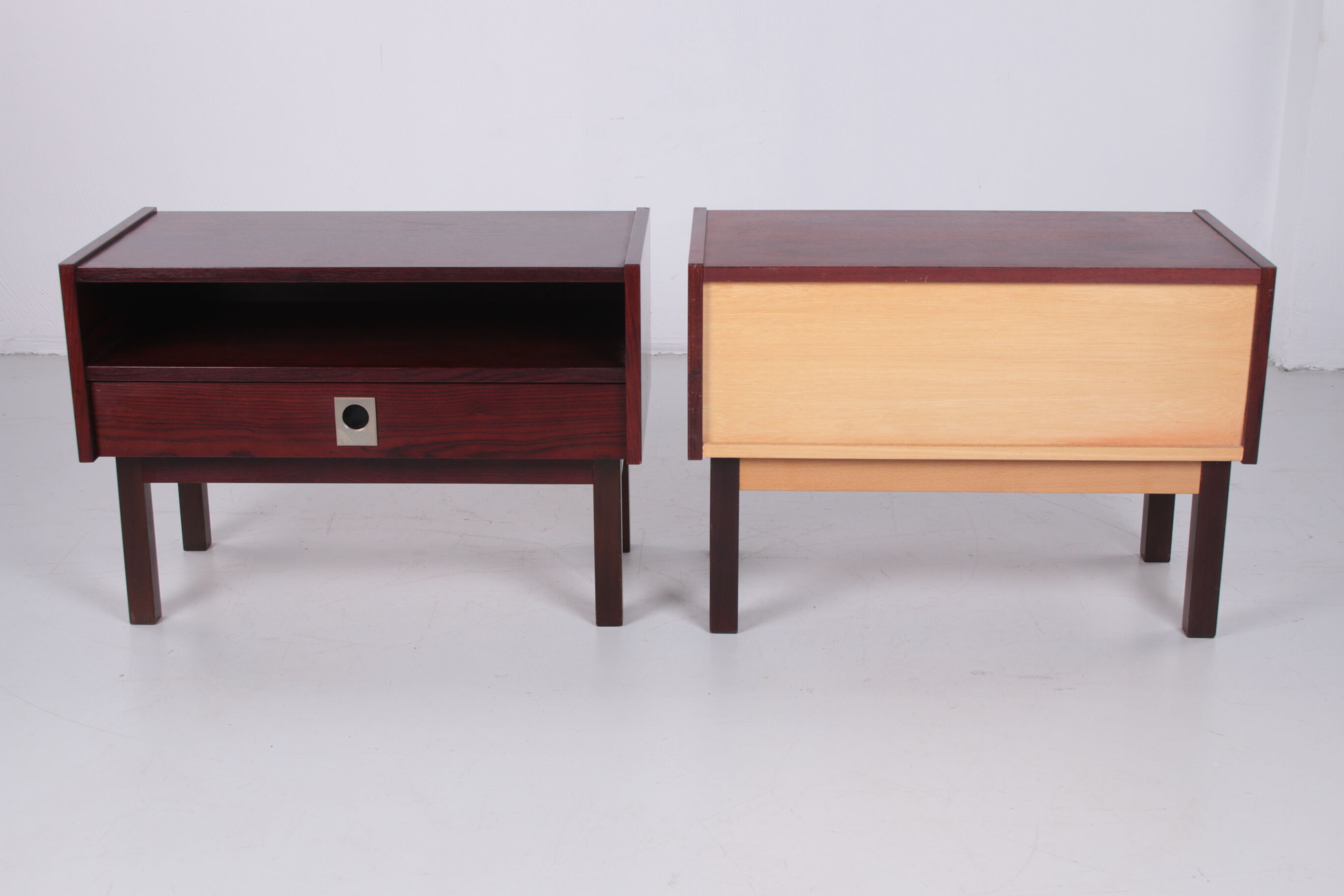 Danish rosewood bedside tables, 1960s