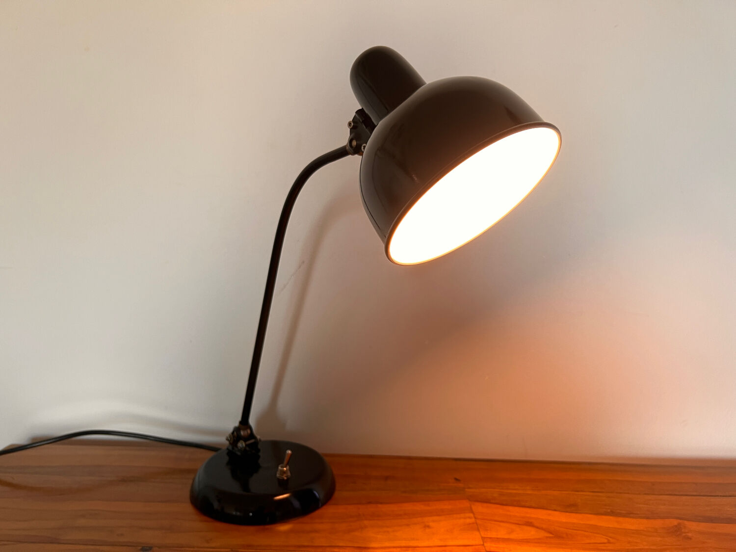 Lampe de bureau Bauhaus, Autriche, années 1940