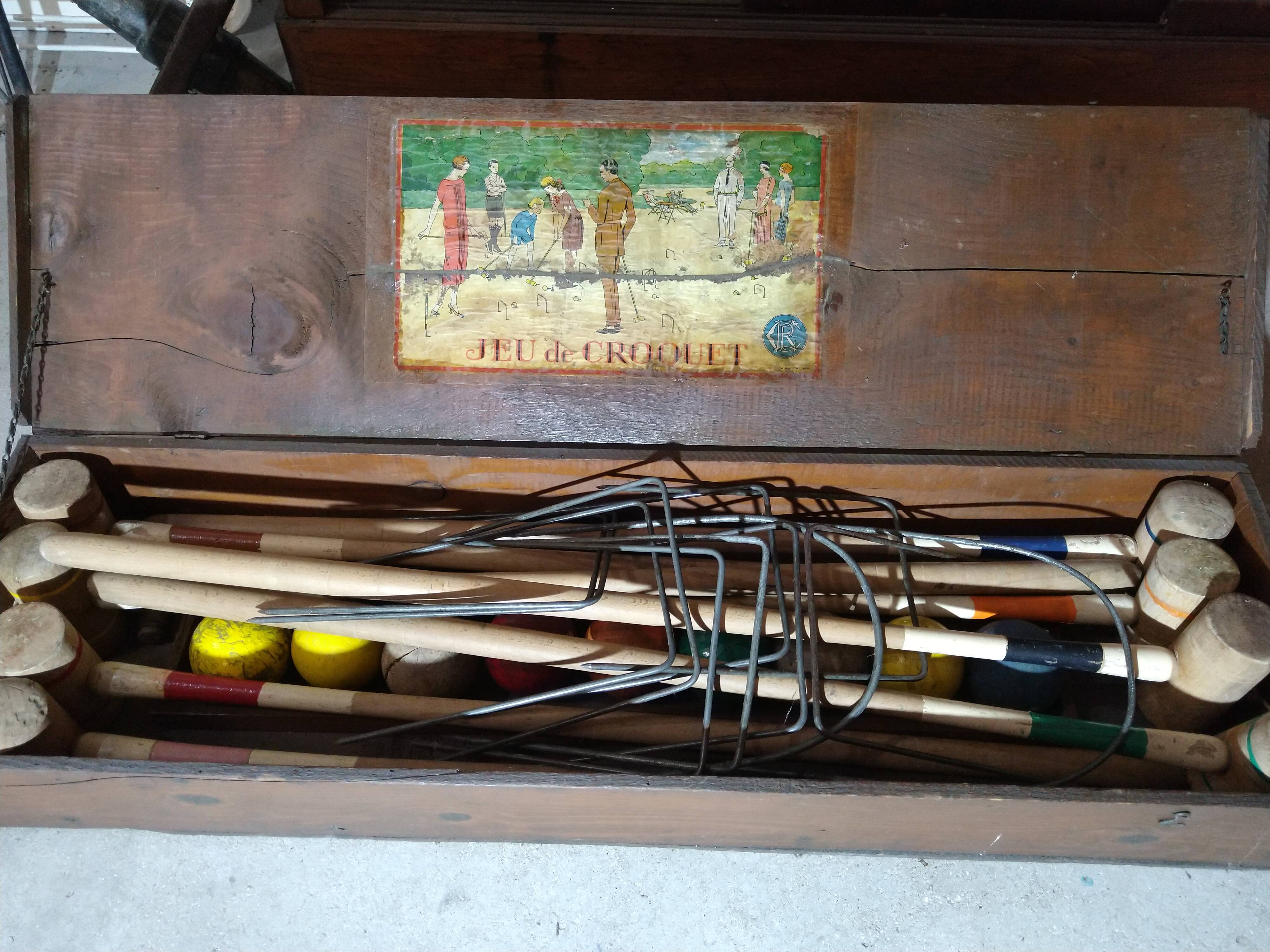 Ancient croquet game