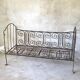 Banquette en fer forgé vintage