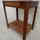 Chic 1930s Art Deco wooden pedestal table