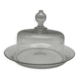 Old chiseled crystal dessert bell