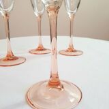 Vintage champagne flutes
