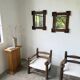 Pair of wooden mirrors in tramp art style